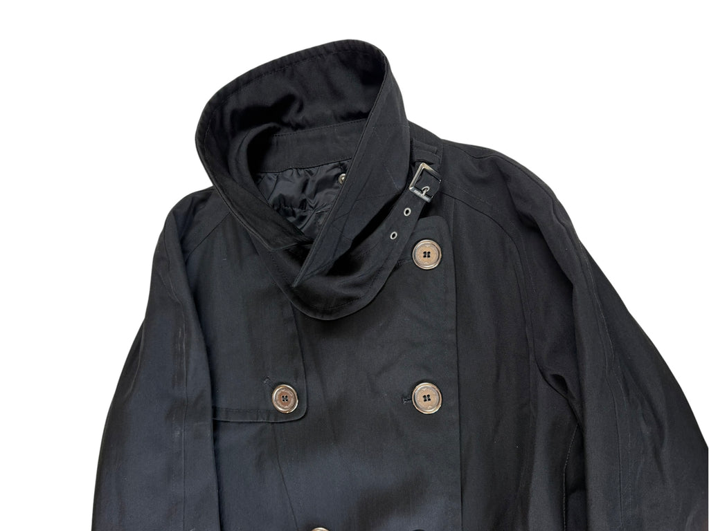 Emporio Armani Petite Double Breasted Trench Coat Belt Collar - Women’s IT40 / UK8.